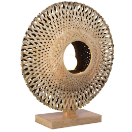 Φωτιστικό Επιτραπέζιο Ilanga Φ30x9x36cm 1xE27 40W Natural Viokef