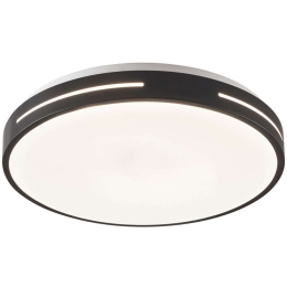 Φωτιστικό Οροφής - Πλαφονιέρα Alexia 4287701 Φ38x7cm Led 1380lm 30W 3000K Black Viokef