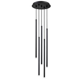 Φωτιστικό Οροφής Zenia 4291200 Φ35,5x60cm Led 845lm 15W 3000K Black Viokef