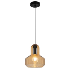Φωτιστικό Οροφής Mandy 4295800 Φ19,5x121cm 1xE27 40W Amber-Black Viokef
