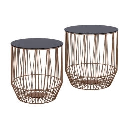 ΖΙΓΚΟΝ 2ΤΜΧ CAGE HM8601 ΜΑΥΡΟ ΓΥΑΛΙ ΚΑΙ ΧΡΥΣΟ ΜΕΤΑΛΛΙΚΟ ΣΚΕΛΕΤΟ