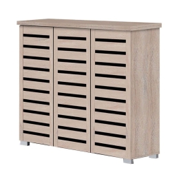 Παπουτσοθήκη Με 3 Πόρτες 39.0044 S.Οak 114X34X99εκ. Μελαμίνη