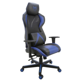 Πολυθρόνα Gaming BS6100-BL Μαύρο-Μπλε 01.0148 72X70X125-133εκ.