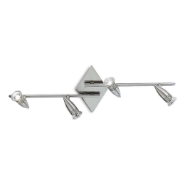 Πλαφονιέρα-Σποτ Alfa 006321 71,5x22x16cm 4xGU10 50W Nickel Ideal Lux