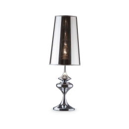 Φωτιστικό Επιτραπέζιο Alfiere 032436 22x68,5cm 1xE27 60W Chrome Ideal Lux