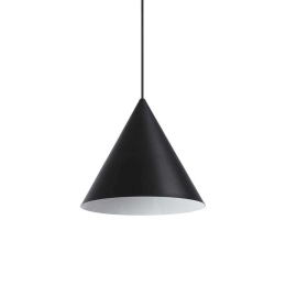 Φωτιστικό Οροφής A-line 232744 30x33/242cm 1xE27 60W Black Ideal Lux