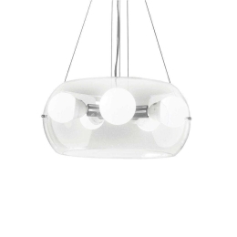 Φωτιστικό Οροφής Audi 016863 48,5x40/100cm 5xE27 60W Clear Ideal Lux