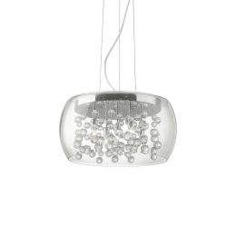 Φωτιστικό Οροφής Audi-80 031743 40x26/235cm 5xG9 40W Clear Ideal Lux