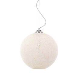 Φωτιστικό Οροφής Basket 096162 40x45/254cm 1xE27 60W White Ideal Lux