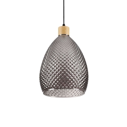 Φωτιστικό Οροφής Bergen-1 238746 24x38/238cm 1xE27 60W Silver Ideal Lux