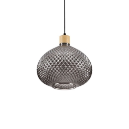 Φωτιστικό Οροφής Bergen-3 238920 30x39/242cm 1xE27 60W Silver Ideal Lux