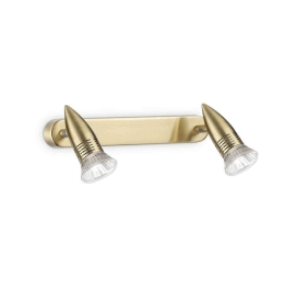 Φωτιστικό Σποτ Alfa 287829 29x11x11cm 2xGU10 50W Gold Ideal Lux