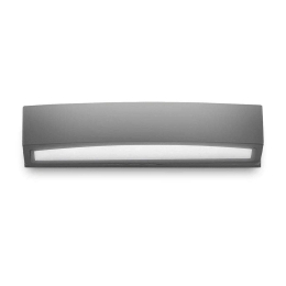 Φωτιστικό Τοίχου-Απλίκα Andromeda 092355 45x9,5x8cm 2xE27 60W Anthracite Ideal Lux