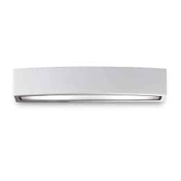 Φωτιστικό Τοίχου-Απλίκα Andromeda 163543 45x9,5x8cm 2xE27 60W Grey Ideal Lux