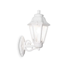 Φωτιστικό Τοίχου-Απλίκα Anna 120423 22x27,5x45cm 1xE27 23W White Ideal Lux