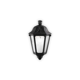 Φωτιστικό Τοίχου-Απλίκα Anna 101552 22x13x35cm 1xE27 23W Black Ideal Lux