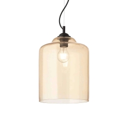 Φωτιστικό Οροφής Bistro Square 112312 24x40/249cm 1xE27 60W Amber Ideal Lux