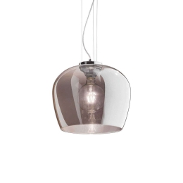 Φωτιστικό Οροφής Blossom 241517 32x34/243cm 1xE27 60W Smoke Ideal Lux