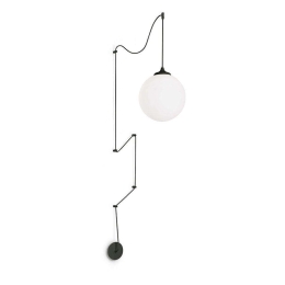 Φωτιστικό Οροφής Boa 160856 30x48/1200cm 1xE27 60W Black Ideal Lux