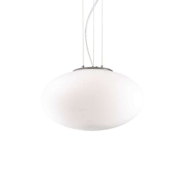Φωτιστικό Οροφής Candy 086736 40x29/238cm 1xE27 60W White Ideal Lux