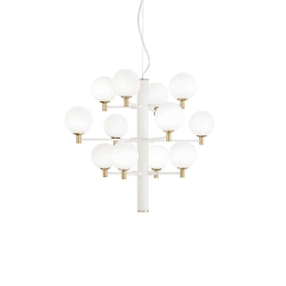 Φωτιστικό Οροφής Copernico 197302 71x74/172,5cm 12xG9 40W White Ideal Lux