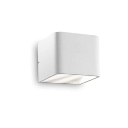 Φωτιστικό Τοίχου Click 051444 10x8x10cm LED 5,5W 3000K White Ideal Lux