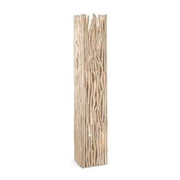 Φωτιστικό Δαπέδου Driftwood 180946 28x156x28cm 2xE27 60W Natural Ideal Lux