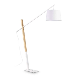 Φωτιστικό Δαπέδου Eminent 207582 166x230x4,2cm 1xE27 60W White Ideal Lux