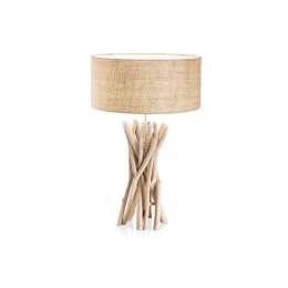 Φωτιστικό Επιτραπέζιο Driftwood 129570 40x52cm 1xE27 60W Beige Ideal Lux