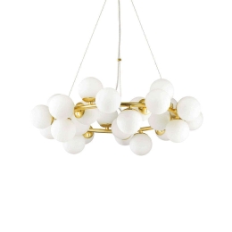 Φωτιστικό Οροφής Dna 208398 70,5x28,5/237,5cm 25xG9 15W White Ideal Lux