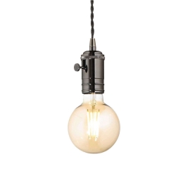 Φωτιστικό Οροφής Doc 163161 10x14,5/223,5cm 1xE27 60W Anthracite Ideal Lux