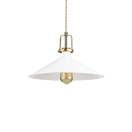 Φωτιστικό Οροφής Eris 238210 36x32/208cm 1xE27 60W White Ideal Lux