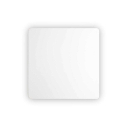 Φωτιστικό Τοίχου Cover Square 195735 20x20x5cm LED 11W 3000K White Ideal Lux