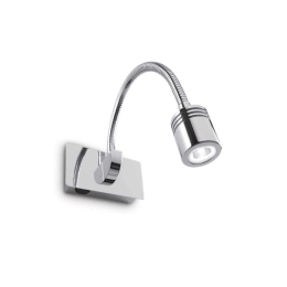 Φωτιστικό Τοίχου Dynamo 031460 11,5x6,5x32,5cm LED 3W 4000K Chrome Ideal Lux