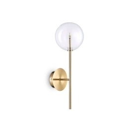 Φωτιστικό Τοίχου Equinoxe 200149 13x30x18cm 1xG4 2W Gold Ideal Lux
