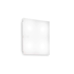 Πλαφονιέρα Flat 134888 20x5x20cm 1xGX53 15W 3000K White Ideal Lux