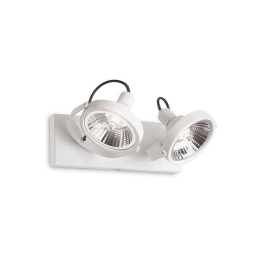 Πλαφονιέρα Glim 200200 31x19x12cm 2xGU10 50W White Ideal Lux