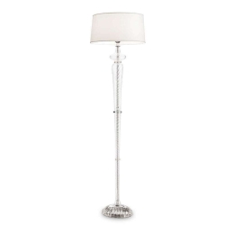 Φωτιστικό Δαπέδου Forcola 142616 49,5x175cm 1xE27 60W White Ideal Lux