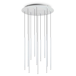 Φωτιστικό Οροφής Filo 263441 60x86/150cm LED 23W 3000K White Ideal Lux