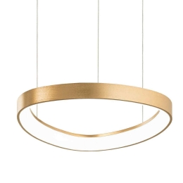 Φωτιστικό Οροφής Gemini 247243 42,5x18,5/152,5x42,5cm LED 38W 3000K Gold Ideal Lux