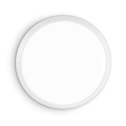 Φωτιστικό Οροφής-Πλαφονιέρα Gemma 252612 39,5x6cm LED 24W 3000K White Ideal Lux