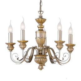 Φωτιστικό Οροφής-Πολυέλαιος Firenze 020822 55x45/105cm 5xE14 40W Gold Ideal Lux