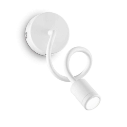 Φωτιστικό Τοίχου Focus-1 097183 10x28/55cm LED 4W 3000K White Ideal Lux