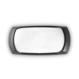 Φωτιστικό Τοίχου Francy-2 123783 30x13x8,5cm 1xE27 23W IP66 Black Ideal Lux