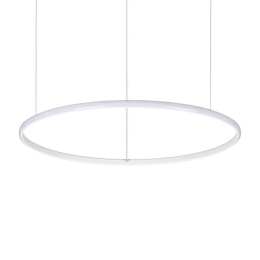 Φωτιστικό Οροφής Hulahoop 258775 61x17/212cm LED 31W White Ideal Lux