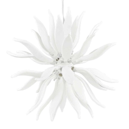 Φωτιστικό Οροφής Leaves 112268 80x79/288cm 12xG9 40W White Ideal Lux