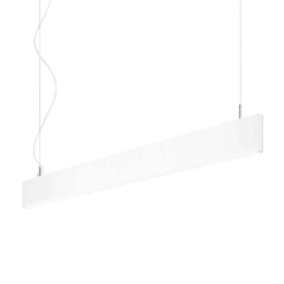 Φωτιστικό Οροφής-Ράγα Linus 268231 120x13/159,5x2cm LED 34W 4000K White Ideal Lux