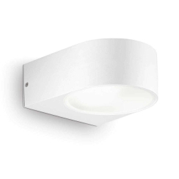 Φωτιστικό Τοίχου Iko 018522 14x7x19cm 1xE27 60W IP54 White Ideal Lux