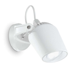 Φωτιστικό Τοίχου-Απλίκα Minitommy 096483 12x12,5x12cm 1xGU10 6W 4000K White Ideal Lux