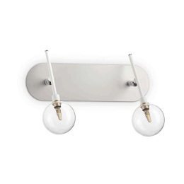 Φωτιστικό Τοίχου-Απλίκα Maracas 200385 38x27x12,5cm 2xG4 2W White Ideal Lux